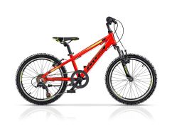 Bicicleta copii mtb CROSS Speedster Boy 20 - Rosu | 6-8 ani