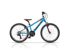 Bicicleta copii mtb CROSS Speedster Boy 24 - Albastru | 8-10 ani