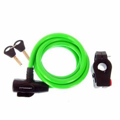 Incuietoare cablu CROSSER CL-823 10x1800mm - Verde