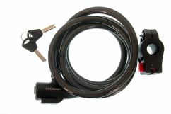 Incuietoare Cablu CROSSER CL-823 12mm/180cm - Black