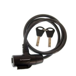 Incuietoare Cablu CROSSER CL-823 8mm/90cm - Black